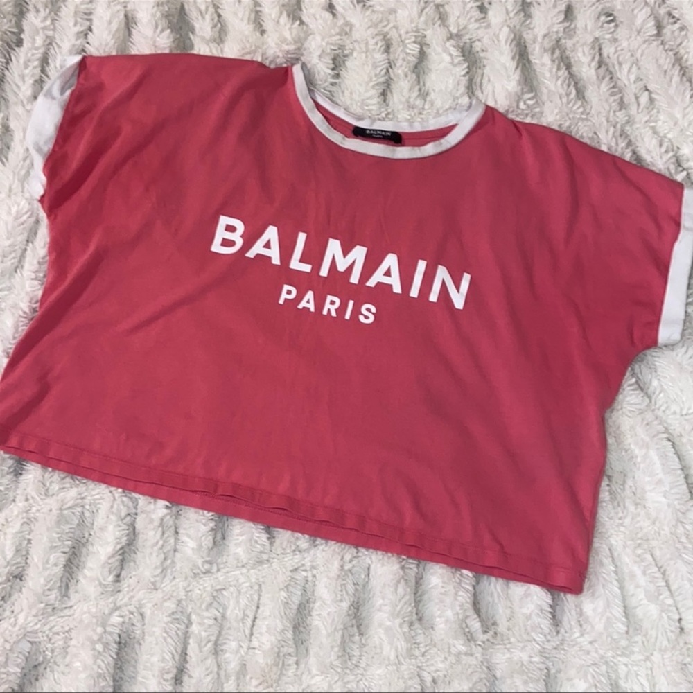 Balmain Authentic Cropped Tee